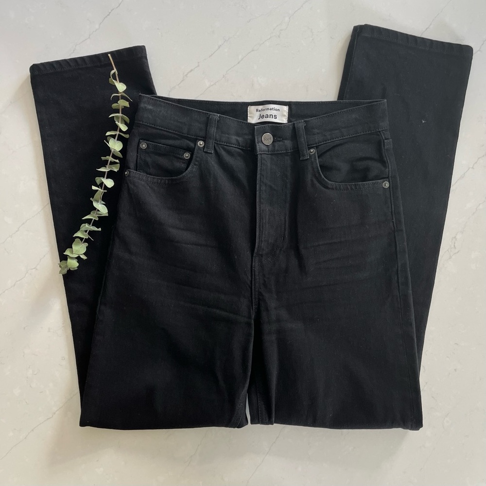 Reformation Liza Ultra High Rise Straight Jean